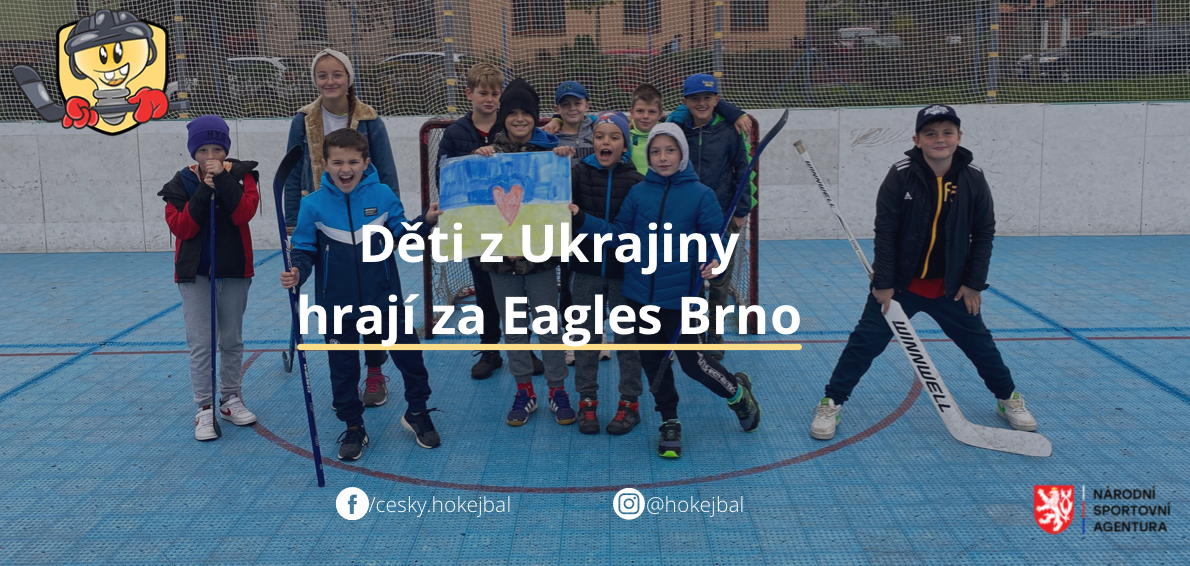 Děti z Ukrajiny hrají za Eagles Brno